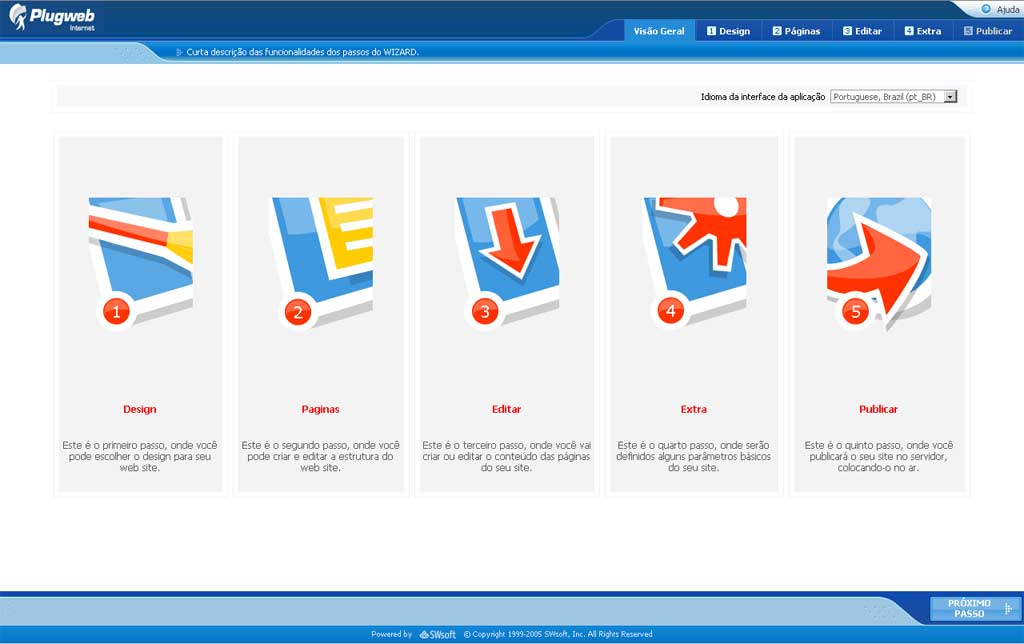 Site F&aacute;cil - Construtor de Sites Plugweb: Com o SiteF&aacute;cil, voc&ecirc; mesmo monta e atualiza seu site! Agora ficou f&aacute;cil divulgar sua empresa na internet!